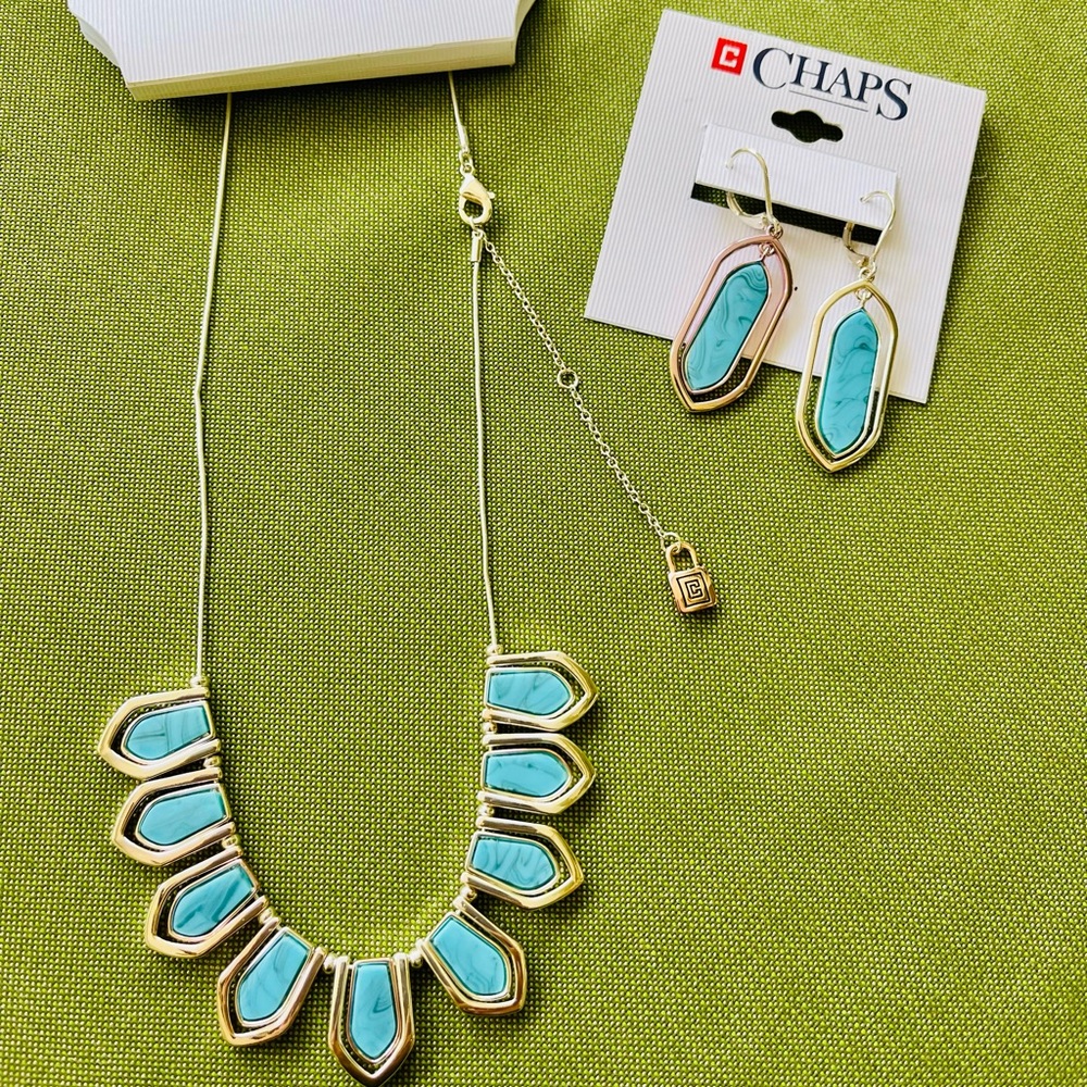 Necklace and Earring Set by Chaps NWT